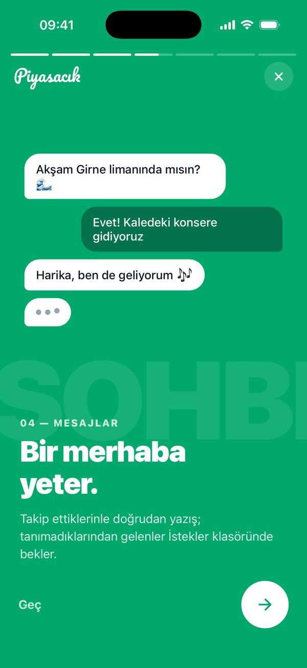 Mesajlar tanıtımı